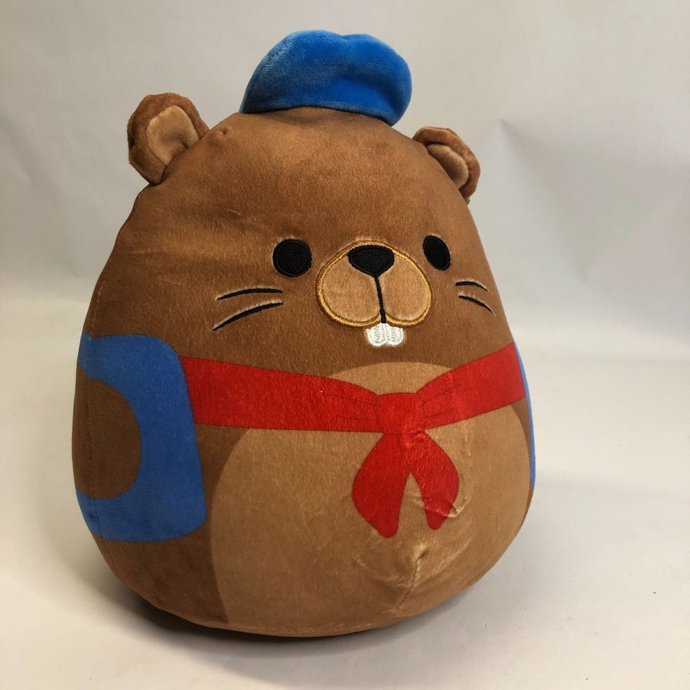 Squishmallows Chip the Beaver "Back to School" 8 Inch Plush Stuffed Animal‎ Toy